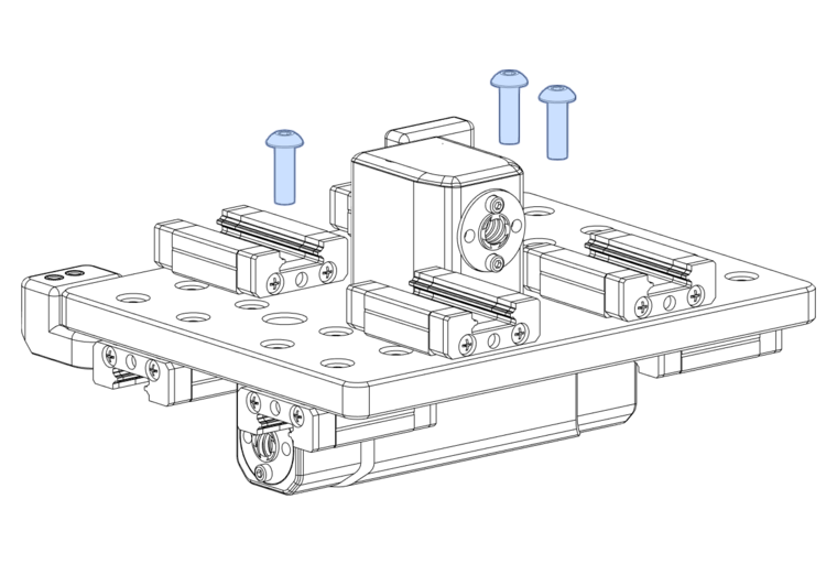 Y-Axis Assembly - Millennium Machines (Branch: pre-assembly-lubrication)