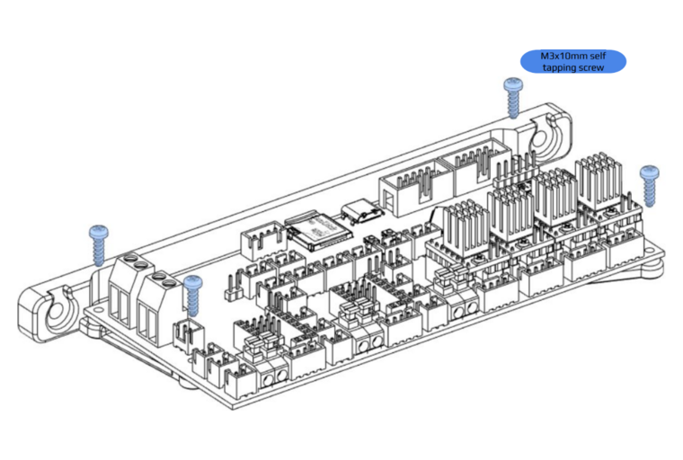 Mainboard Mount with self-tappers