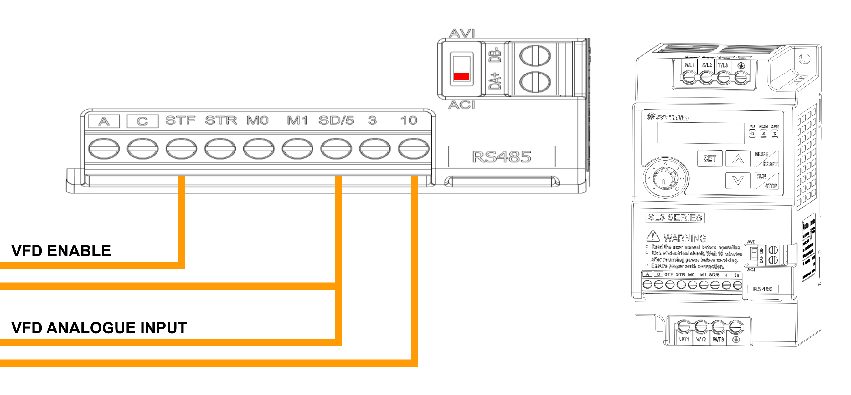 VFD Wiring diagram