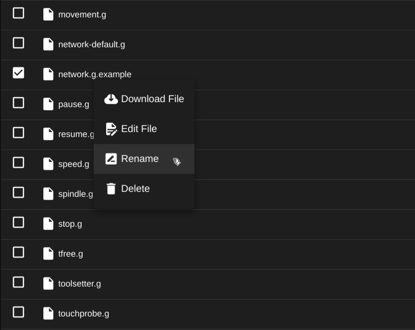 Renaming the network.g.example file to network.g